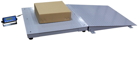 Brecknell DSB4848-10 Legal for Trade 48`` x 48`` Floor Scale 10000 x 2